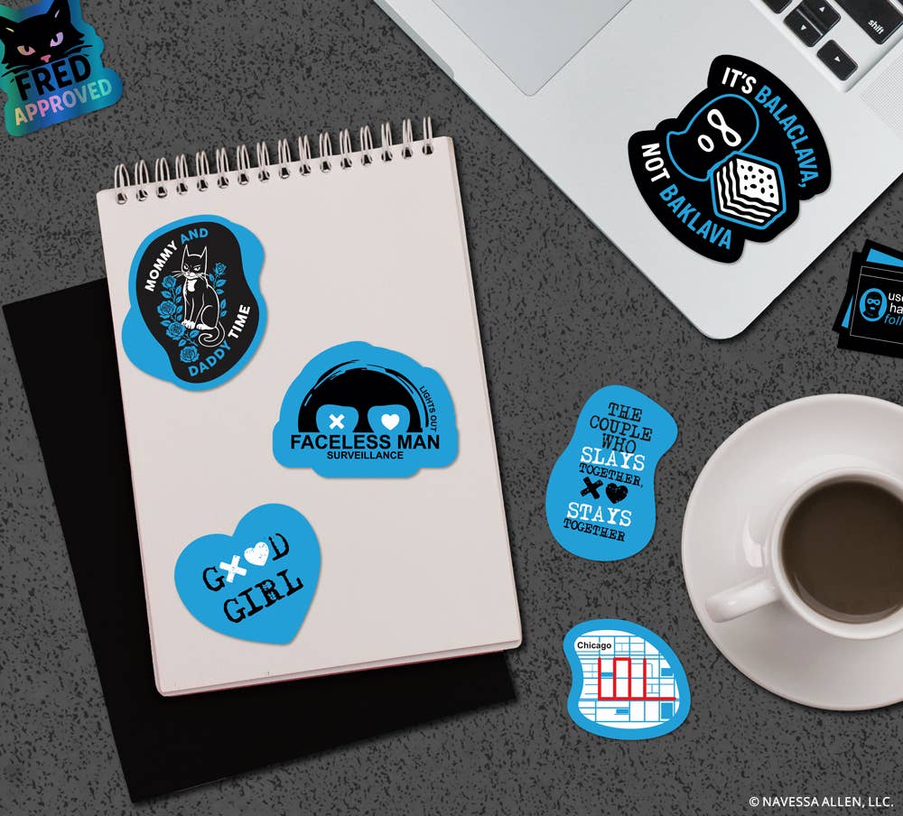 (10-Pack) Lights Out Decals - Image 3