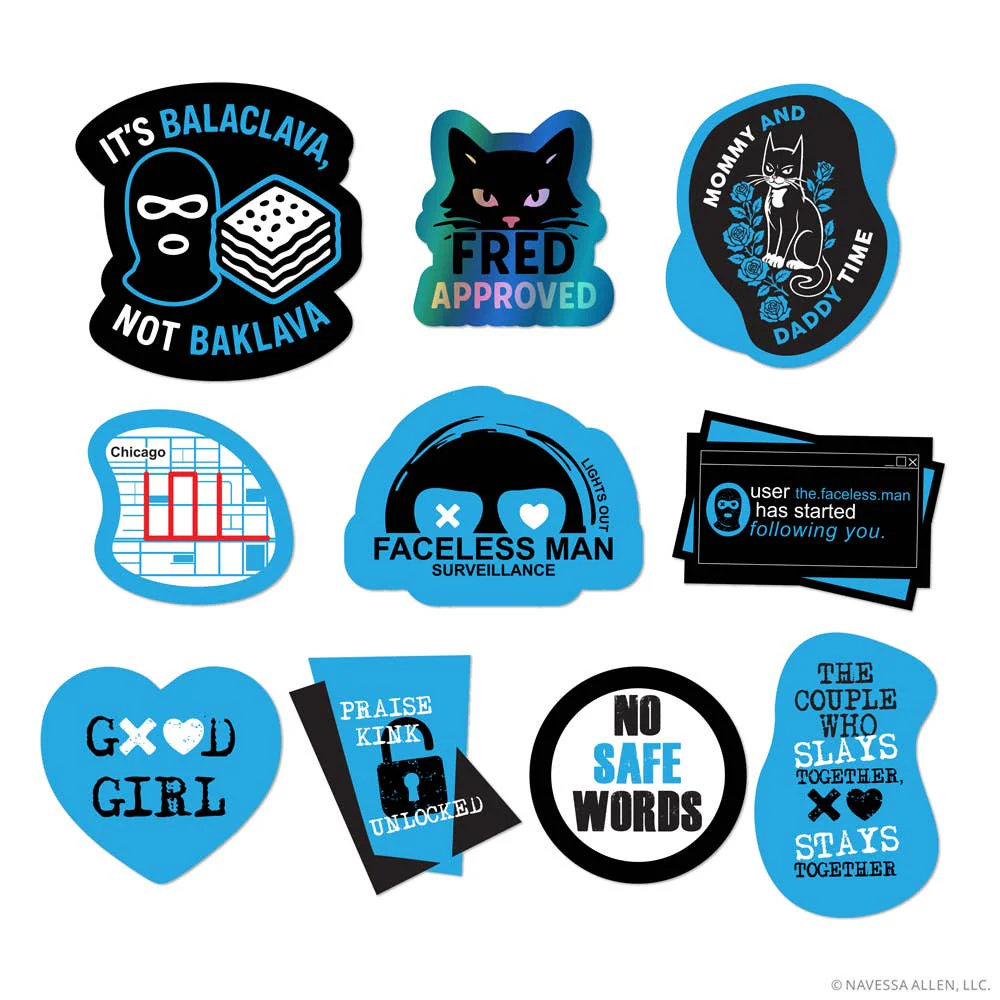 (10-Pack) Lights Out Decals - Image 5