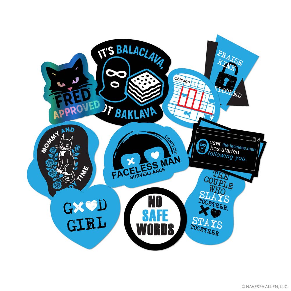 (10-Pack) Lights Out Decals - Image 6