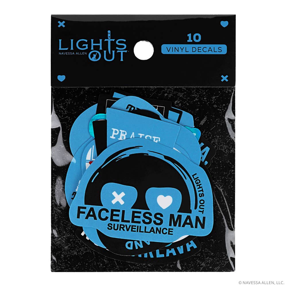 (10-Pack) Lights Out Decals - Image 7
