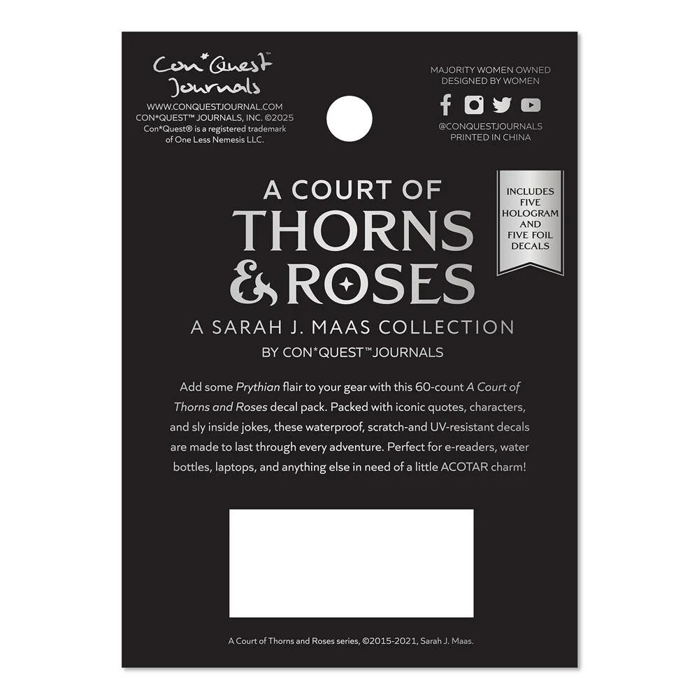 A Court of Thorns and Roses Decals (60-Pack) - Image 8
