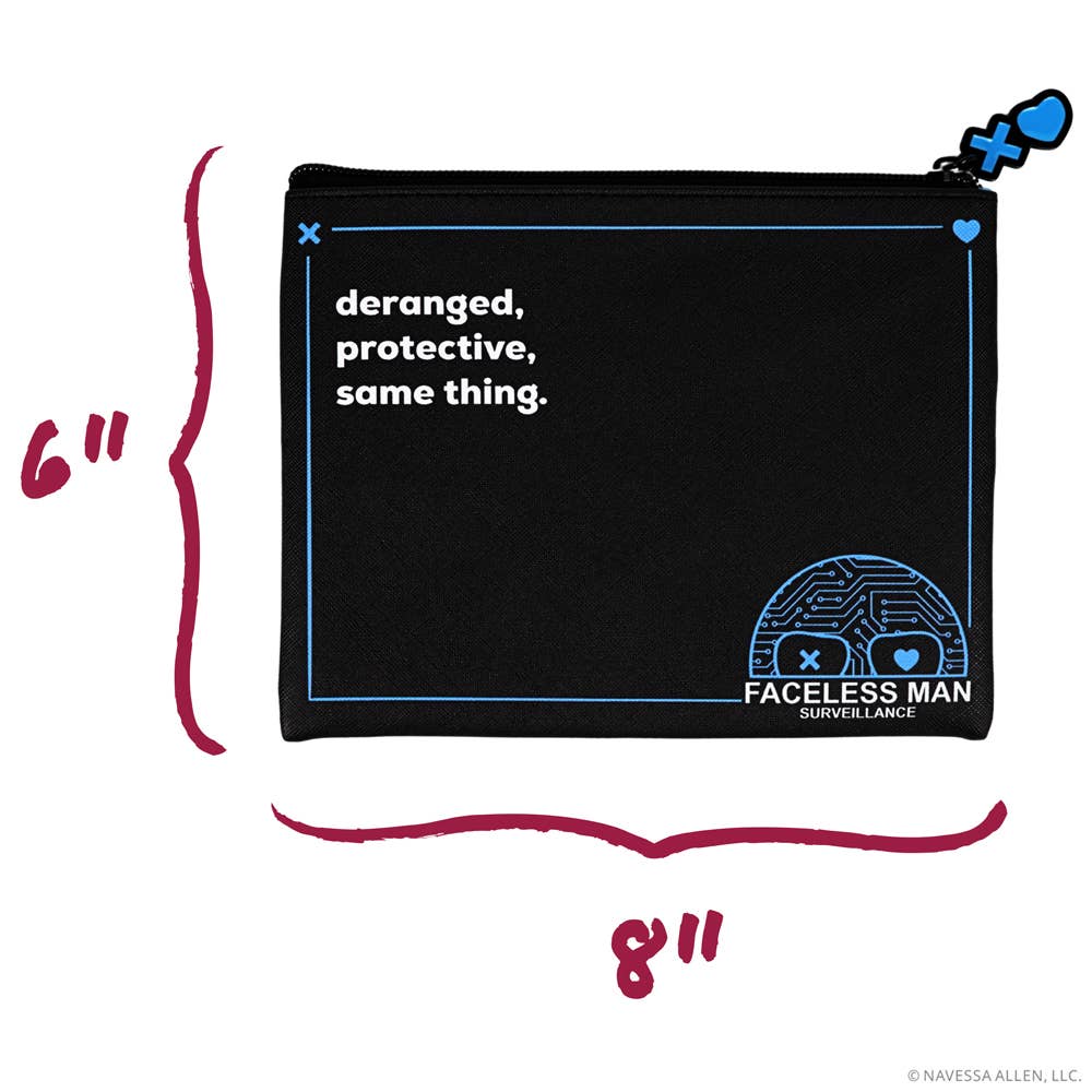 Lights Out: Faceless Man Surveillance Pen & Pencil Pouch - Image 8